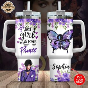 Custom Name Prince Stanley Stainless Steel Tumbler 40Oz With Handle