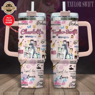 Custom Name Taylor Swift Midnights Stanley Stainless Steel Tumbler 40Oz With Handle