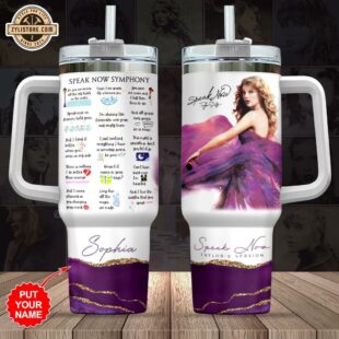 Custom Name Taylor Swift Music Stanley Stainless Steel Tumbler 40Oz With Handle