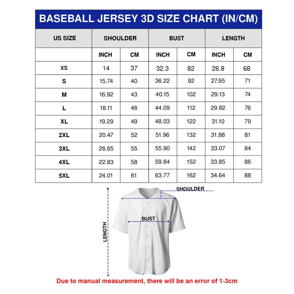 Baseball Jersey Adult