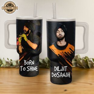 Diljit Dosanjh Music Stanley Stainless Steel Tumbler 40oz With Handle