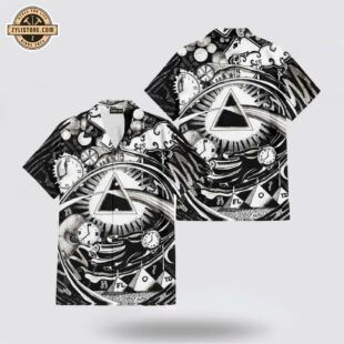 DSOTM Hand Draw Art Pink Floyd Hawaiian Shirt