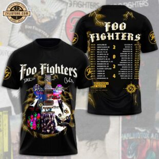 Foo Fighters 3D All Over Print T-Shirt For Fans