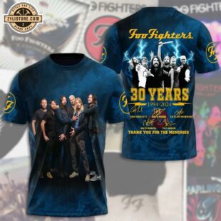 Foo Fighters All Over Print T-Shirt For Fans