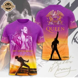 Freddie Mercury 3D All Over Print T-Shirt For Fans