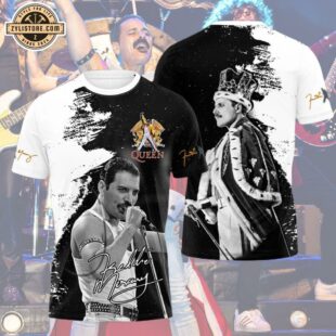 Freddie Mercury Music All Over Print T-Shirt For Fans