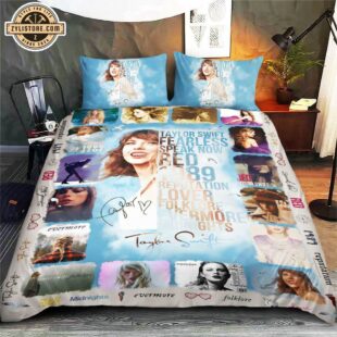 Girls Taylor Swift Duvet Cover Pillowcases Doona Bedding Set