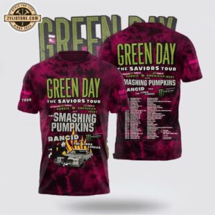 Green Day Music Tour All Over Print T-Shirt