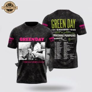 Green Day The Sviors Tour All Over Print T-Shirt