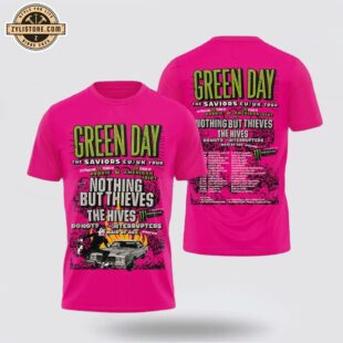 Green Day Tour EU UK All Over Print T-Shirt