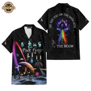 I’ll see you on the DSOTM Pink Floyd Album Collage Hawaiian Shirt