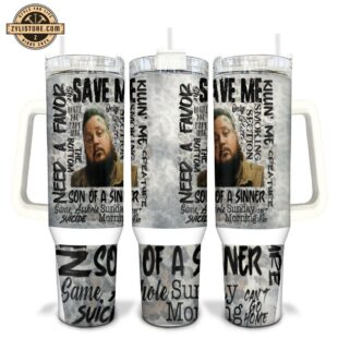 Jelly Roll Save Me Music Stanley Stainless Steel Tumbler 40oz With Handle