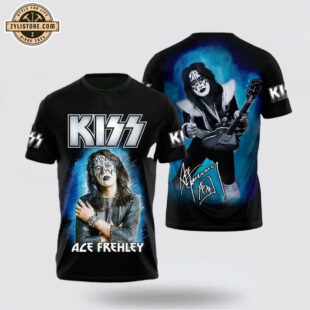 Kiss Band Ace Frehley All Over Print T-Shirt