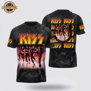 Kiss Band All Over Print T-Shirt For Fans