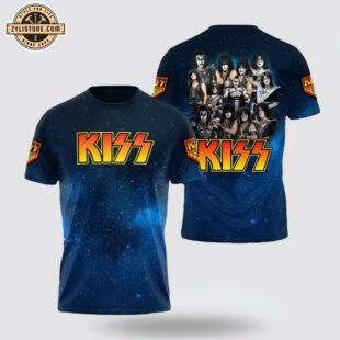 Kiss Band Galaxy All Over Print T-Shirt