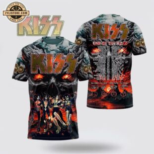 Kiss Band Music All Over Print T-Shirts