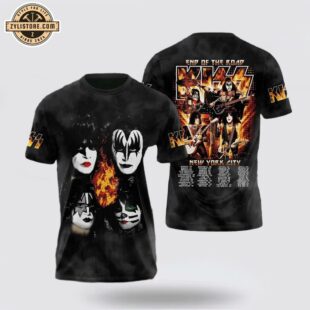 Kiss Band New York All Over Print T-Shirt