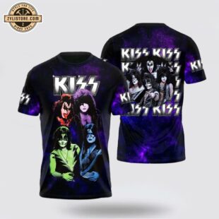 Kiss Band Rock All Over Print T-Shirt