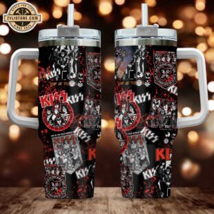 Kiss Band Stanley Stainless Steel Tumbler 40Oz With Handle