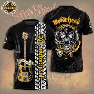 Motorhead Music 3D All Over Print T-Shirt For Fans