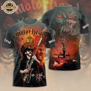 Motorhead x Lemmy Kilmister 3D All Over Print T-Shirt For Fans