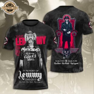 Motorhead x Lemmy Kilmister All Over Print T-Shirt For Fan