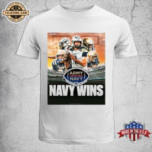 Navy Midshipmen vs. Army Black Knights Navy Wins Army Navy America’s Game College Football Unisex T-Shirt