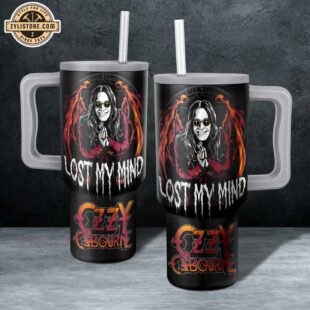 Ozzy Osbourne Black Sabbath Music Stanley Stainless Steel Tumbler 40Oz With Handle