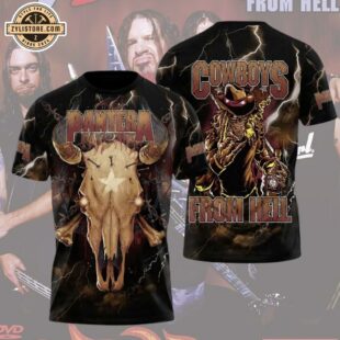 Pantera 3D All Over Print T-Shirt For Fans