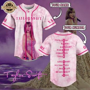 Personalized Name And Number Taylor Swift Baseball Jersey Shirts