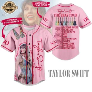 Personalized Name And Number Taylor Swift The Era Tour Baseball Jersey Shirt