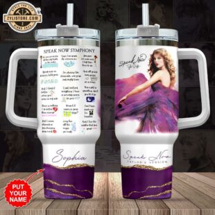 Personalized Name Taylor Swift 40oz Stanley Tumbler