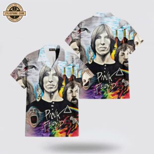 Pink Floyd Drawing Fan Art Hawaiian Shirt