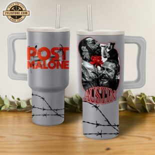 Post Malone Music Stanley Stainless Steel Tumbler 40Oz With Handle