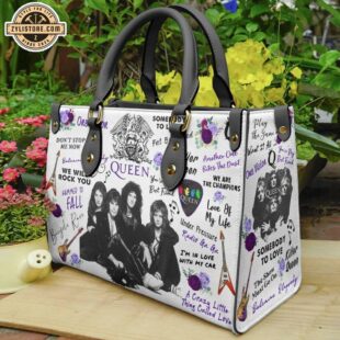 Queen Rock Band Leather Handbag