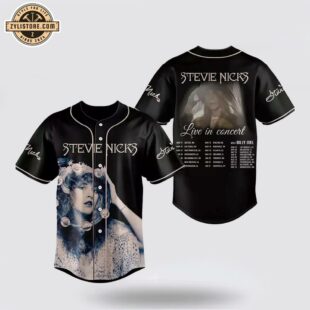 Stevie Nicks With Billy Joel Live In Concert Tour 2024 Baseball Jersey Shirt