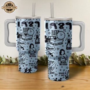 Taylor Swift 1989 Album Music Tumbler 40oz With Handle