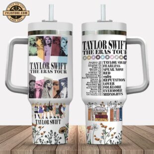 Taylor Swift 1989 The Eras Tour Tumbler 40oz With Handle