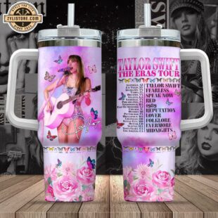 Taylor Swift Album The Eras Tour 40oz Stanley Tumbler