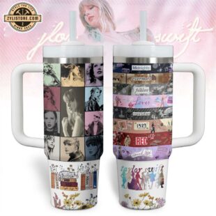 Taylor Swift Music Stanley Quencher 40oz Stainless Steel Tumbler With Handle