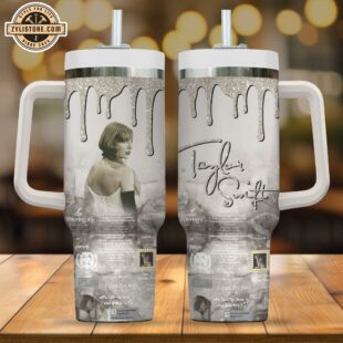 Taylor Swift Poetry 40oz Stanley Tumbler