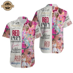 Taylor Swift Summer Vacation Hawaiian Shirt