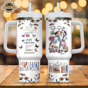 Taylor Swift The Eras Tour 3D 40oz Stanley Tumbler