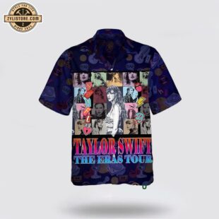 Taylor Swift The Eras Tour Style Retro 80s Hawaiian Shirt