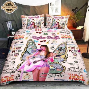 Taylor-Swift Singer Digital Printing Bedding Set