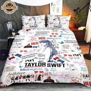 The Aquamarine Green Edition Of 1989 Taylor’s Version Taylor Swift Bedding Set