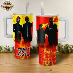 Twenty One Pilots Music Stanley Stainless Steel Tumbler 40oz With Handle