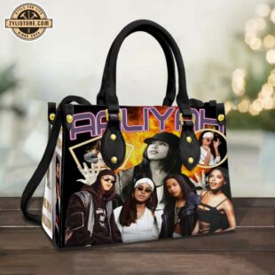 Aaliyah Music Leather Handbag For Fans