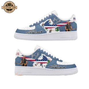 Bruce Springsteen Music Air Force 1 Shoes For Fans