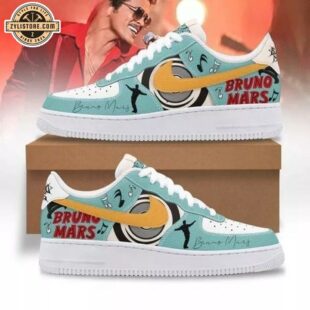 Bruno Mars 24K Magic Air Force 1 Shoes For Fans